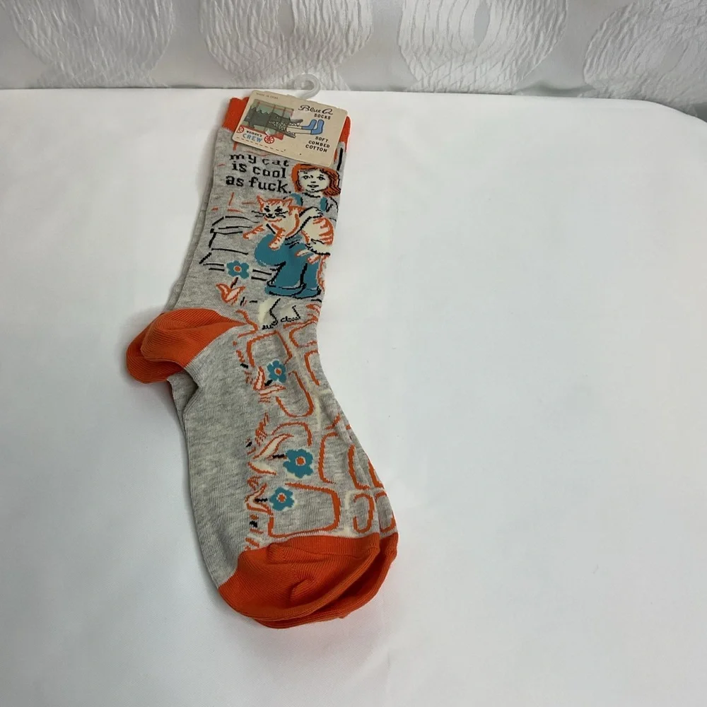 Blue Q Socks women's my cat is cool as f..... size 5-10